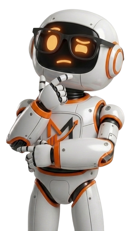 Robot pokazuje korake
