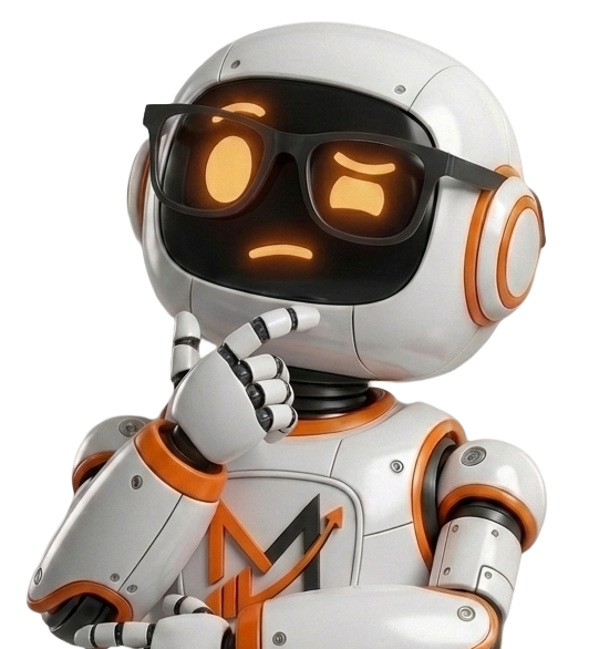 Robot pokazuje